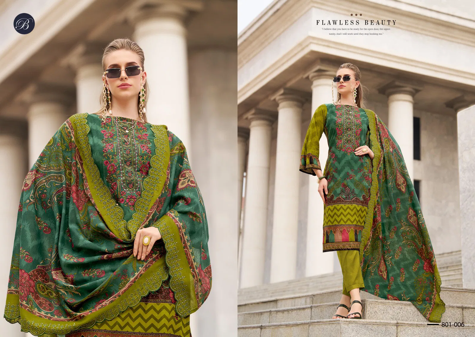  Guzarish by Belliza  Vol 20 Cotton Digital Printed Dress Material